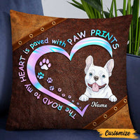 Personalized Dog Road To Heart Pillow NB249 30O47 thumb 1