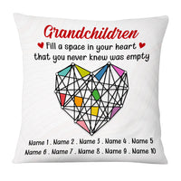 Personalized Mom Grandma Grandkid Granddaughter Grandson Pillow NB253 23O53 thumb 1