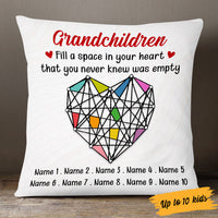 Personalized Mom Grandma Grandkid Granddaughter Grandson Pillow NB253 23O53 thumb 1