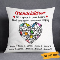 Personalized Mom Grandma Grandkid Granddaughter Grandson Pillow NB253 23O53 thumb 1