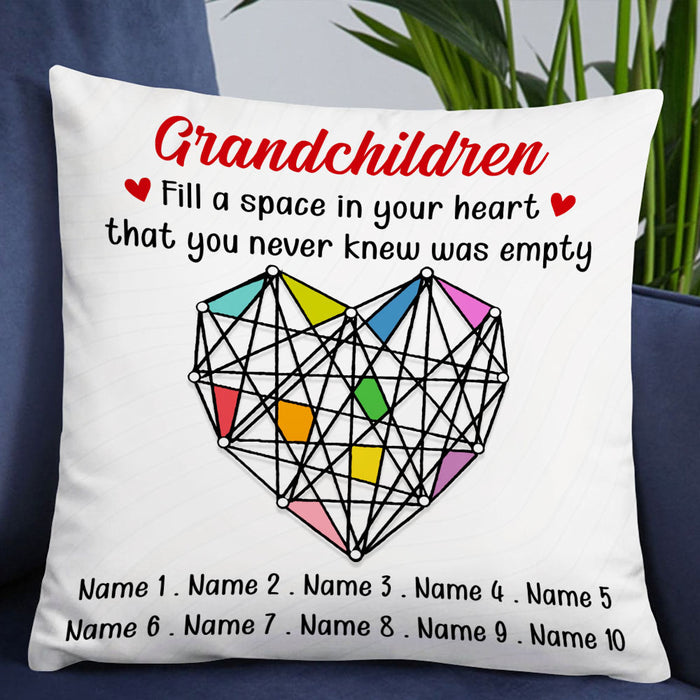 Personalized Mom Grandma Grandkid Granddaughter Grandson Pillow NB253 23O53 1