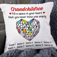 Personalized Mom Grandma Grandkid Granddaughter Grandson Pillow NB253 23O53 thumb 1