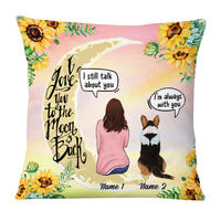 Personalized Dog Memo Moon Pillow NB2410 30O53 thumb 1