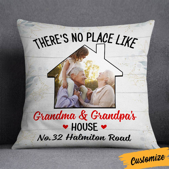 Personalized Family Grandma Grandpa Photo Pillow NB254 23O36 1