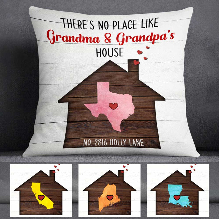 Personalized Grandma Grandpa Grandkid Granddaughter Grandson Pillow NB255 23O58 1