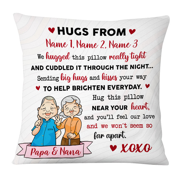 Personalized Grandma Grandpa Grandparent Pillow NB252 95O53 1