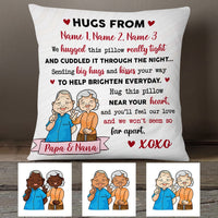Personalized Grandma Grandpa Grandparent Pillow NB252 95O53 thumb 1