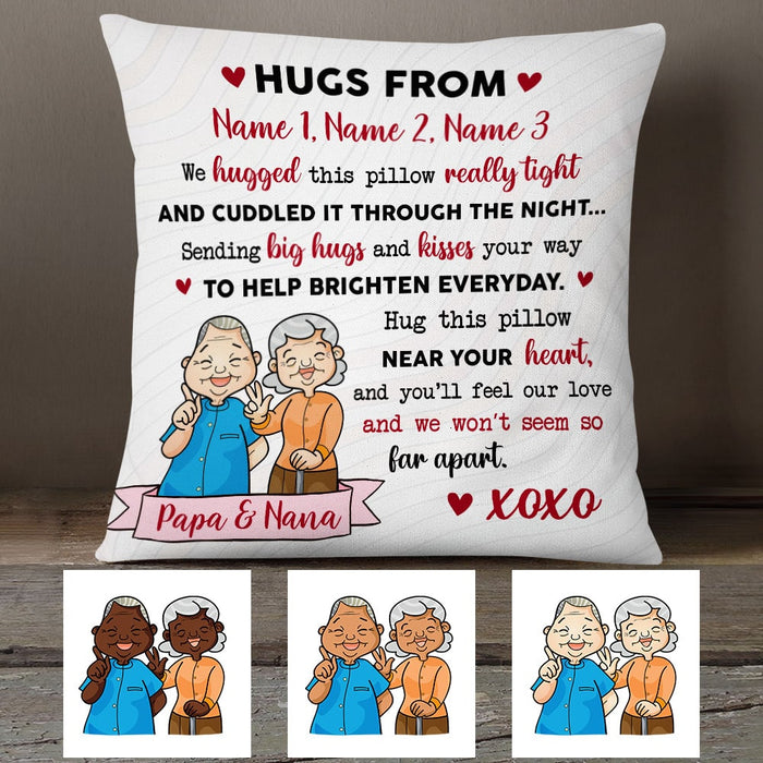 Personalized Grandma Grandpa Grandparent Pillow NB252 95O53 1