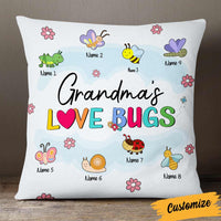 Personalized Mom Grandma Bugs Pillow NB254 26O57 thumb 1