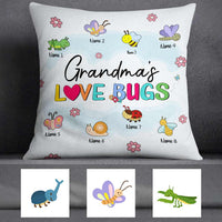 Personalized Mom Grandma Bugs Pillow NB254 26O57 thumb 1