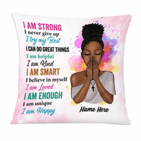 Personalized God BWA Girl Pillow NB262 87O47 thumb 1