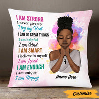 Personalized God BWA Girl Pillow NB262 87O47 thumb 1