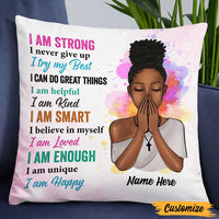 Personalized God BWA Girl Pillow NB262 87O47 thumb 1