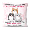 Personalized Cat Mom Soft Kitty Pillow NB253 95O58 1