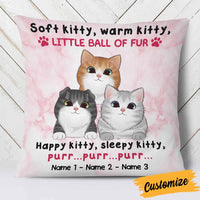 Personalized Cat Mom Soft Kitty Pillow NB253 95O58 thumb 1