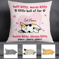Personalized Cat Mom Soft Kitty Warm Kitty Little Ball Of Fur Pillow NB252 85O57 thumb 1