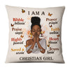 Personalized BWA I Am A Jesus Loving Christian Girl Pillow NB261 85O36 1