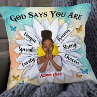 Personalized Daughter God Says You Are Pillow NB263 95O53 thumb 1