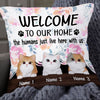 Personalized Cat Welcome To Our Home Pillow NB256 23O53 1