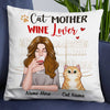 Personalized Cat Mother Wine Lover Pillow NB257 23O34 1