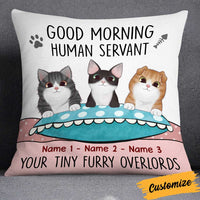 Personalized Cat Tiny Furry Overlords Pillow NB256 26O34 thumb 1