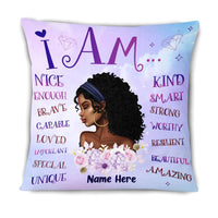 Personalized BWA Girl I Am Pillow NB264 95O66 thumb 1