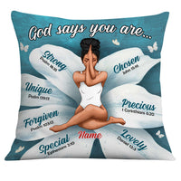 Personalized God Says BWA Pillow NB234 81O32 thumb 1