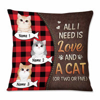 Personalized Cat Is All I Need Pillow NB264 26O57 thumb 1