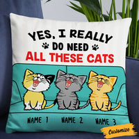 Personalized I Need Cats Pillow NB262 23O36 thumb 1