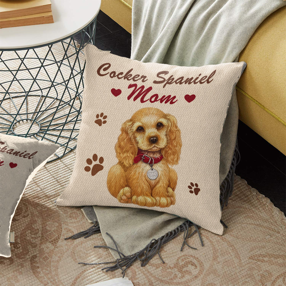 Cocker Spaniel Dog Pillow NOV0703 78O58 (Insert Included)