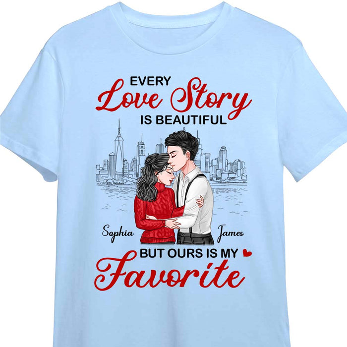 Personalized Love Story Is Beautiful Shirt - Hoodie - Sweatshirt 22717 1