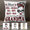 Personalized Blessed Mom Grandma Pillow AP81 30O57 (Insert Included) 1