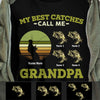 Personalized Fishing Dad Grandpa T Shirt AP191 95O47 1