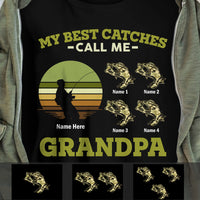 Personalized Fishing Dad Grandpa T Shirt AP191 95O47 thumb 1