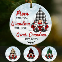 Personalized Grandma Gnome Christmas  Ornament OB91 85O53 thumb 1
