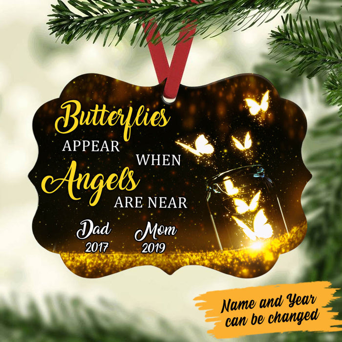 Personalized Memorial Butterfly Heaven MDF Benelux Ornament OB245 99O60 1