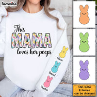 Personalized Gift For Grandma Easter Peeps Unisex Sleeve Printed Standard Sweatshirt 31642 thumb 1