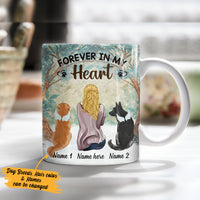 Personalized Forever In My Heart Dog Memorial Mug MR41 73O36 thumb 1