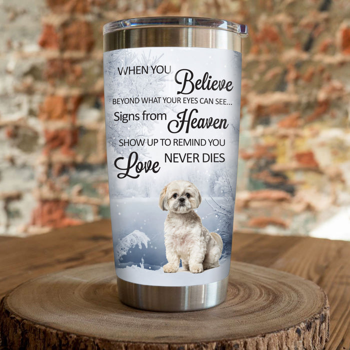 Shih Tzu Dog Steel Tumbler AP2902 67O58 1