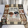 German Shorthaired Pointer Dog Fleece Blanket MR0402 70O52 1