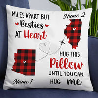 Personalized Friends Sister Long Distance Pillow NB244 81O34 thumb 1