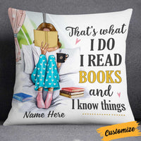 Personalized I Read Books And Know Things Pillow NB271 26O34 thumb 1