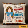 Personalized Girl Book Lover Pillow NB272 87O47 1