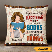 Personalized Girl Book Lover Pillow NB272 87O47 thumb 1