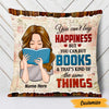 Personalized Girl Book Lover Pillow NB272 87O47 1