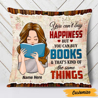 Personalized Girl Book Lover Pillow NB272 87O47 thumb 1