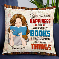 Personalized Girl Book Lover Pillow NB272 87O47 thumb 1