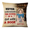Personalized Girl Book Lover Pillow NB273 87O36 1