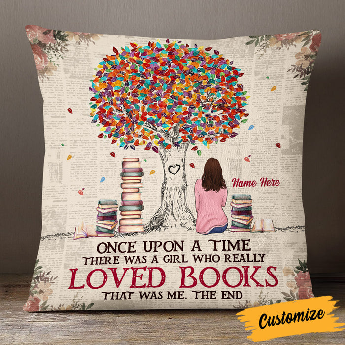 Personalized Books Once Upon A Time Pillow NB272 26O53 1