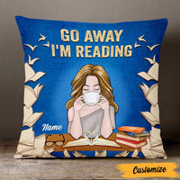 Personalized Book Girl Reading Pillow NB271 95O47 thumb 1